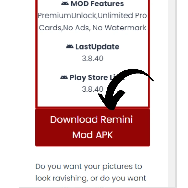 guide to download to remini mod apk